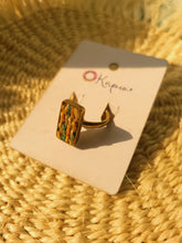 Dhot Ring - Green + Orange