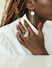 Chiko Earrings - Black + White