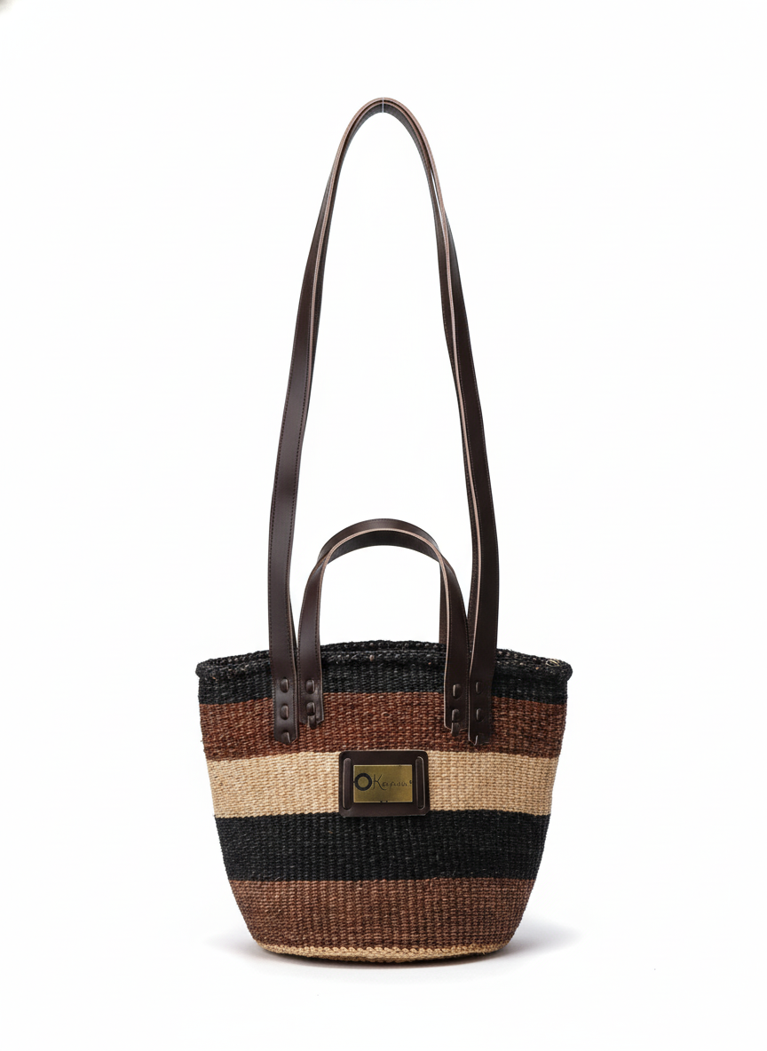 Zuhura Classic Okapu Kiondo Bag